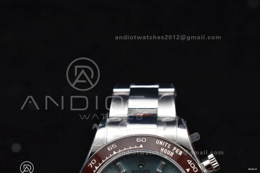 Blue SH4131 Daytona Best 126506 on Ice QF Dial SS 1:1 Crystal YG V5 Edition Marker Braclet 0501